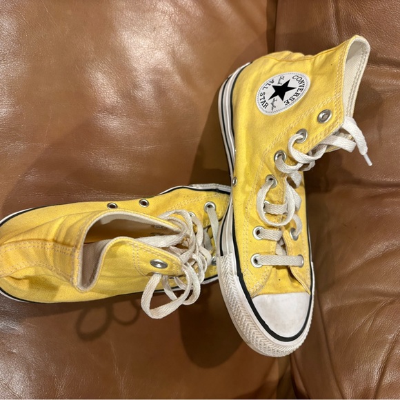 Converse Sunburst Yellow High-Tops - Picture 2 of 4